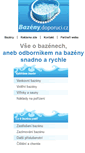 Mobile Screenshot of bazeny.doporuci.cz