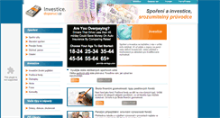 Desktop Screenshot of investice.doporuci.cz